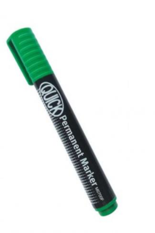 [M0700F] Permanent Marker Green, Dozen