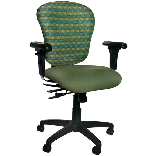 [MAXIMA] Operational Chair. Fully Articulated, Adjustment Of Back Pitch. Independent Seat Angle & Glide Controls. Back Height.