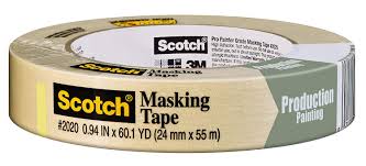 [MMM-2020-24AP] Masking Tape 1" 3M, Each (70009103626)