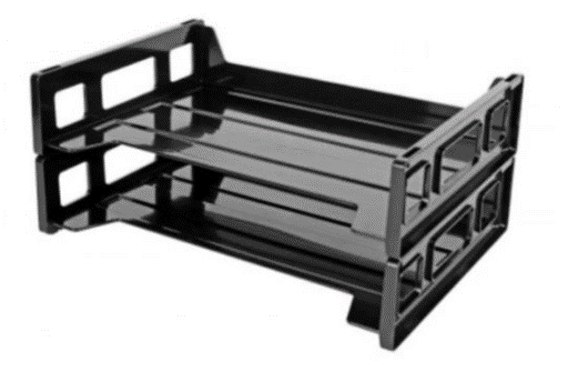 [O0401-1] Organizer Paper Tray, Legal Size, Black Color