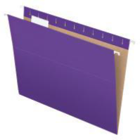[PFX-81611] Hanging Folders, 1/5 Tab, Letter, Purple, 25/Box
