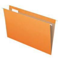 [PFX-81627] Hanging Folders, 1/5 Tab, Legal, Orange, 25/Box