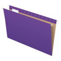 [PFX-81631] Hanging Folders, 1/5 Tab, Legal, Purple, 25/Box