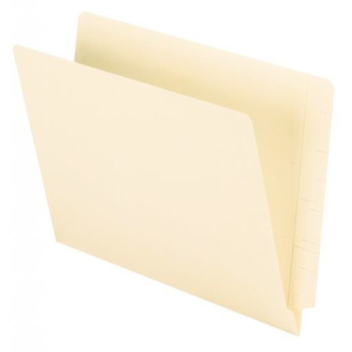 [PFX-H110D] End Tab Folders, 9 1/2 Inch Front, Letter, Manila, 100/Box