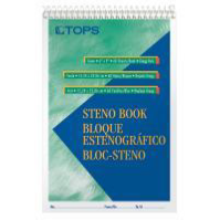 [TOP-8021] Steno Book, 6" x 9", Gregg Rule, Green Tint Paper, 80 Sheets, Each
