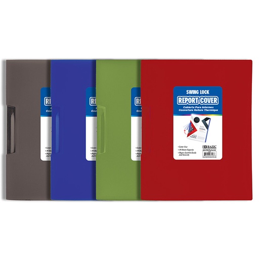 [B-3156] Swing-lock Report Cover w/ Clear Front