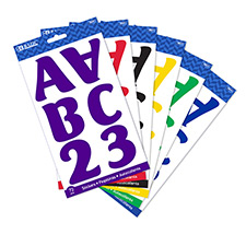 [3821] 2" Alphabet Stickers (10 Sheets)