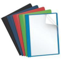 [OXF-55813] Report Covers, Clear Front, Letter Size, Assorted, 25/Bx