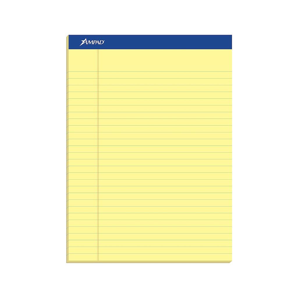 [TOP-20-260] Scratch Pad, 8-1/2" x 11-3/4", Yellow,12/Pk