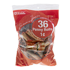 [5011] Penny Coin Wrappers, 36/Pk