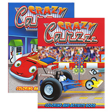 [12504] Jumbo Crazy Carzzz Coloring & Activity Book