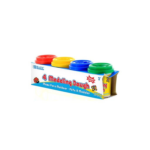 [3309] Modeling Dough Multi Color 2oz. (4/Pack)