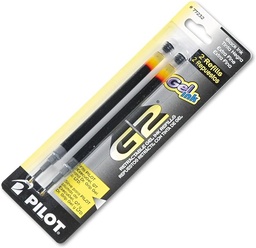 [PIL77232] Refill for Pilot Gel Pens, Extra-Fine Point, Black Ink, 2/Pack