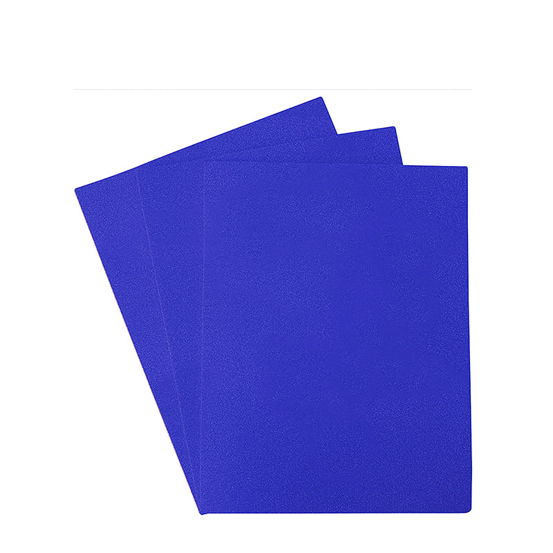 [BARR-FCG009] Foamy tamaño carta con diamantina (Azul) 10/pc