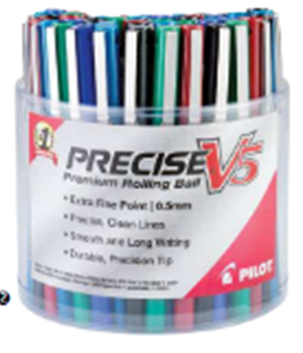 [PIL4348] Precise V5 Rolling ball, extra fine 0.5mm, 48/pc tub (13057)