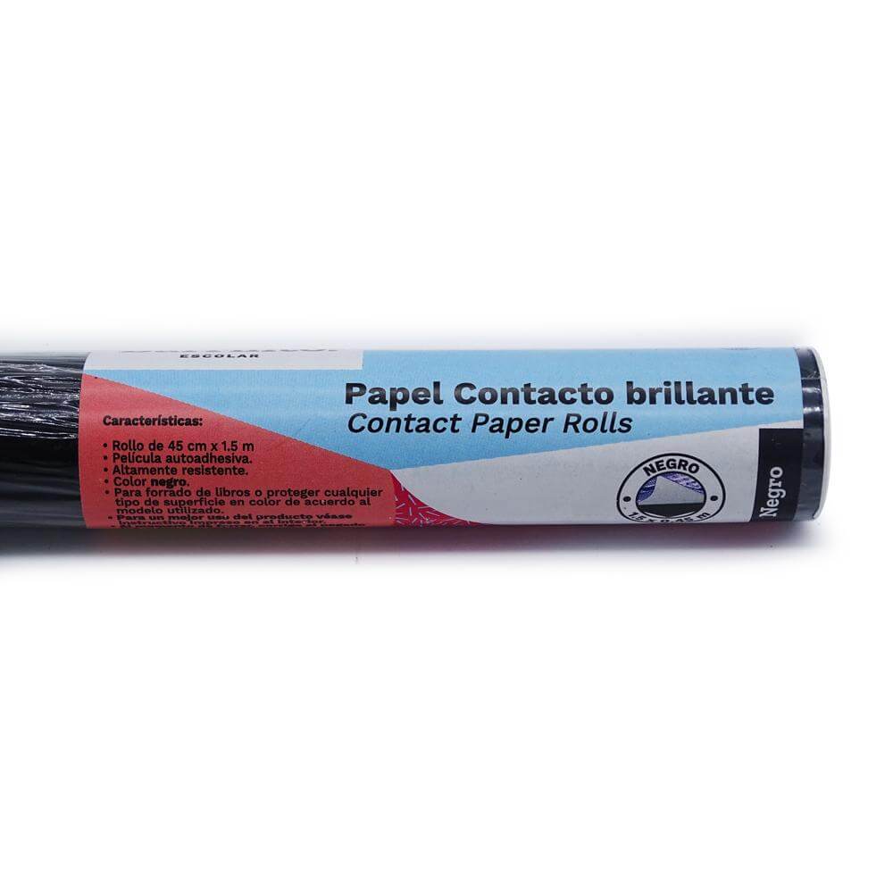 [BARR-8815] Contact paper negro de 0.45 x 1.5m