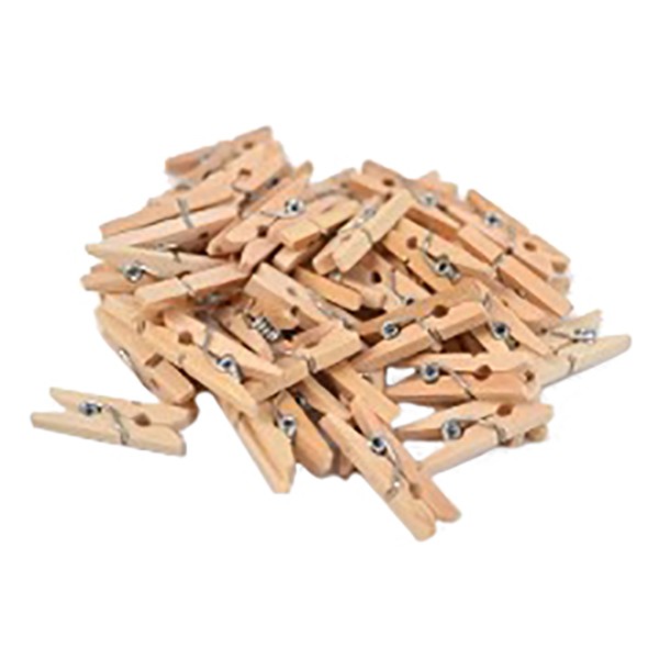 [BARR-W060] Micro pinzas de madera color natural 45/pz
