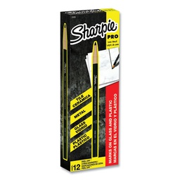 [SAN-2089] Sharpie Peel-Off China Markers Black (12 pack)