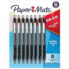[1945920] Papermate 300RT Retractable Ballpoint Pens Black 8ct
