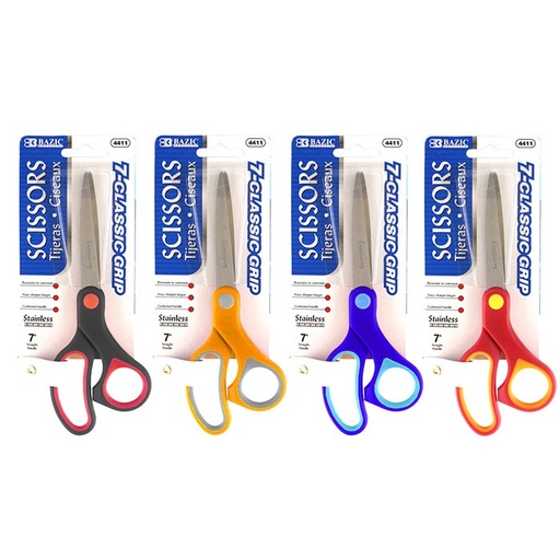 [4411] 7" Classic Grip Stainless Steel Scissor