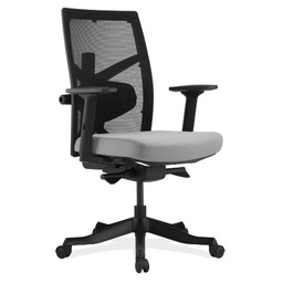 [138YMA78VFSNO] Corpo Collection, Mesh High Back Task Chair W/Black Frame (Snowy Seat)