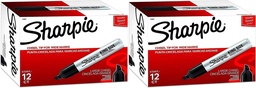 [SAN-15001A] Sharpie King Size Black/ 12 pack