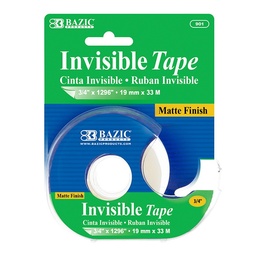 [901] 3/4" x 1296" Invisible Tape w/ Dispenser