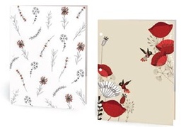 [PF-PO2D48-48] Poppies Portfolios, 2 Assorted Designs