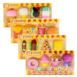 [2250] Snack Shop 3D Eraser Sets