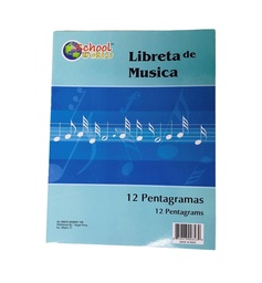 [870373003430] Libreta de Musica GR Global (8.5x11)