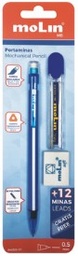 [PM320-01-05] Molin Blister de 1 portaminas + tubo de minas 0,5 mm