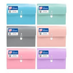 [2120] Pastel Edition 7-Pocket A4/Letter Size Poly Expanding File