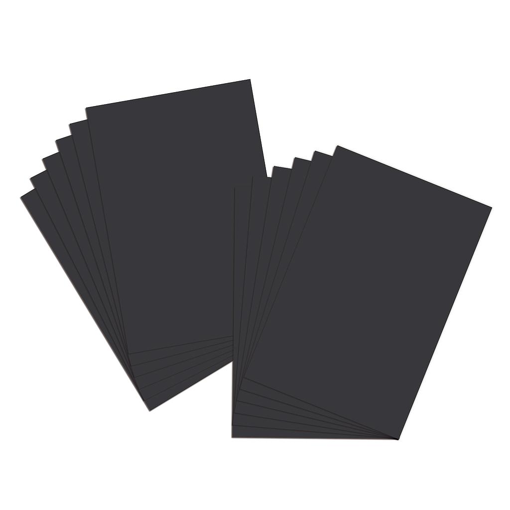 [5021] Black Poster Board, 22" x 28", 25/Pk