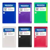[3182] 3" X 5" Index Card Case w/ 5-Tab Divider