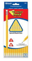 [749] #2 Triangle Yellow Pencil (12/Pack)