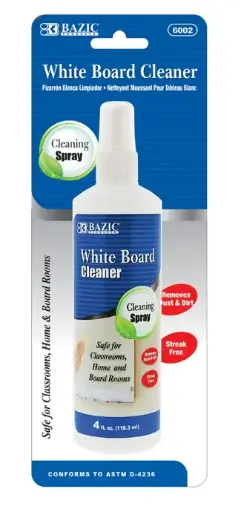 [6002] 4 oz White Board Cleaner, blister.