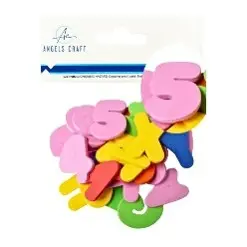 [SLF-002] 36 ct Foam Alphabet Letters, Assorted Colors, Size: 2"