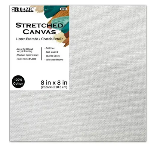 [6901] Stretched Canvas 8" x 8"