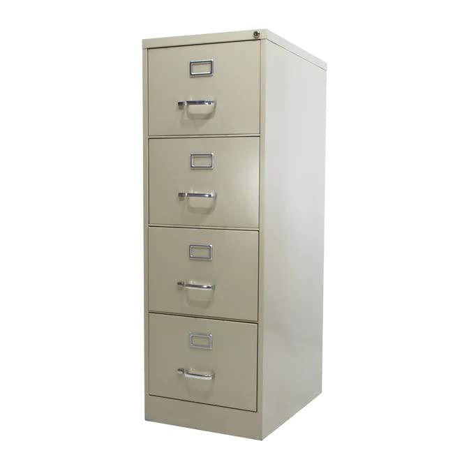 Archivo Vertical, Carta, 4 Gavetas, Color Crema