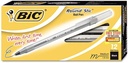 [BIC-GSM11BK] Round Stic Ballpoint Stick Pen, Black Ink, Medium, Dozen