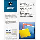 [BSN-26102] File Folder Labels, Laser/Inkjet, 2/3" x 3 7/16", White, 1500/Pk