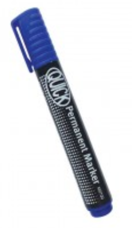 Permanent Marker Dark Blue, Dozen