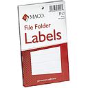 [MFF-L1] White File Folder Labels, 9/16 x 3-7/16 Inches, 248/Pk