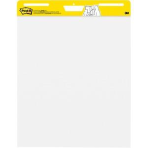 Self Stick Easel Pads, 25 x 30, White, 2 pack, 30 Sheet Pads/Carton (70007082194)