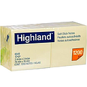 [MMM-6549] Self-Stick Notes, 3" x 3", Yellow, 100-Sheet, 12/Pack (70071499209)