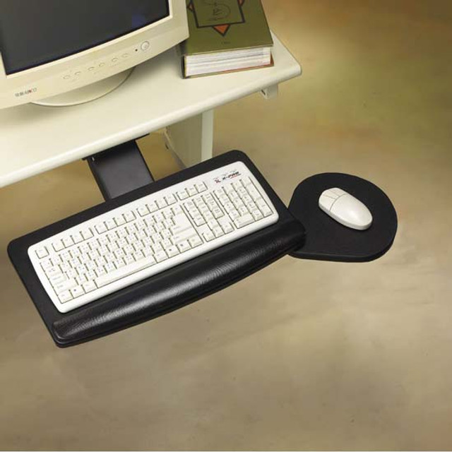 Keyboard Systems,  Keyboard Tray: 20" W x 11" D / Mouse Tray: 7-1/2"W x 8-1/2"D