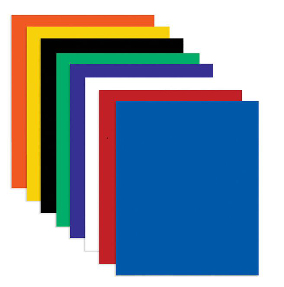 Poly Portfolio, 2 Pockets, Solid Colors