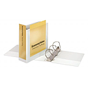 [CRD-90781] Economy Binder, ClearVue, Slant-D Ring, 4", White, Each