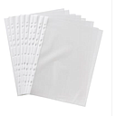 [F0101D] Sheet Protectors Clear with Multi Hole, Letter Size, 25/Pk