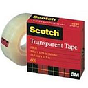 [MMM-600-3/4X1296] Transparent Tape, 3/4" x 36yds., 1" Core, Clear. (70016031950)